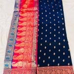Mashru Katan Soft Silk Banarasi Saree